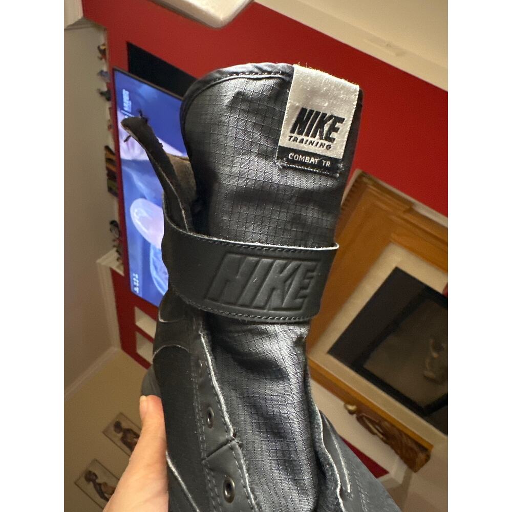 Nike Gym Combat TR Black Leather Women's Size 10.5 - Picture 7 of 8